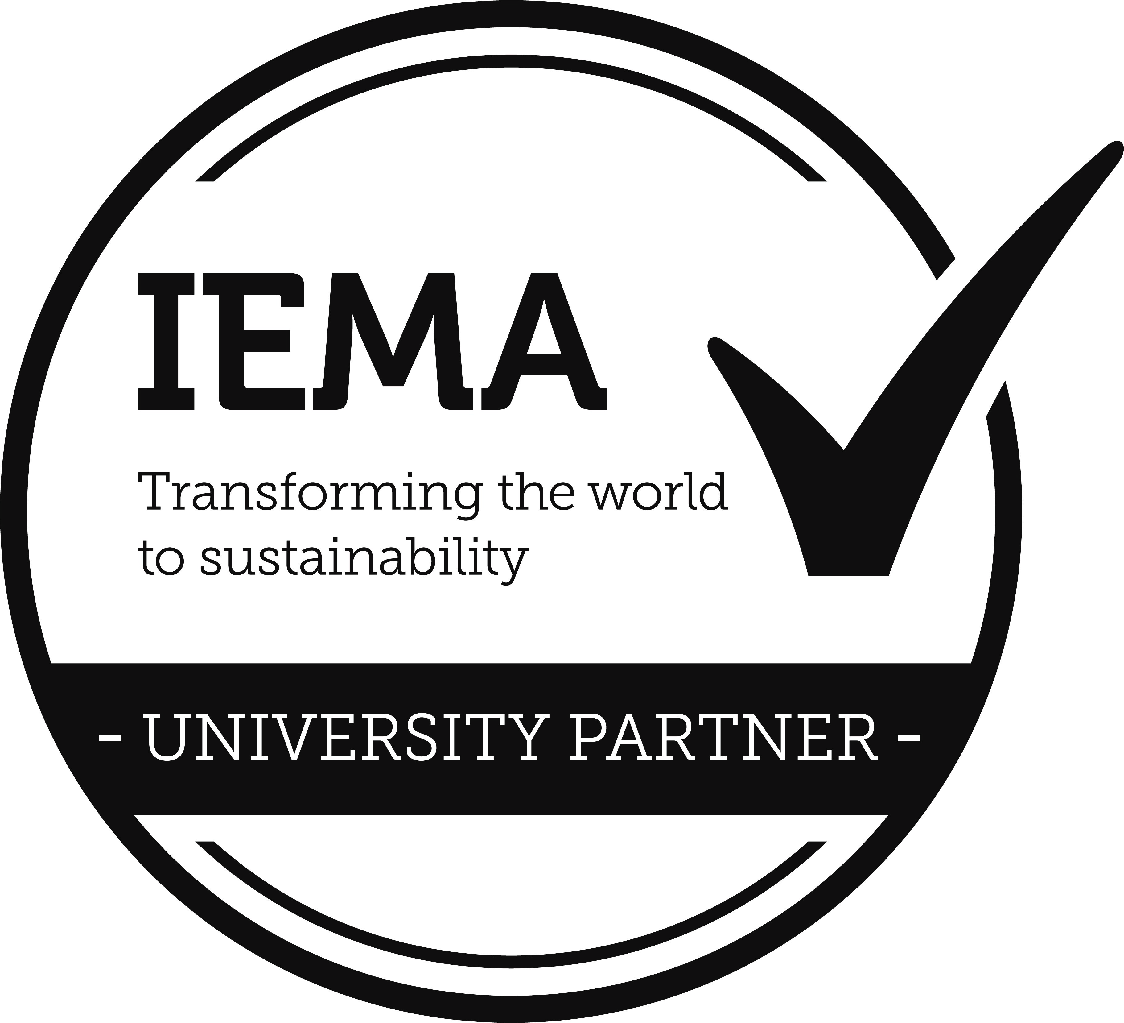 IEMA (transforming the world to sustainability) Logo