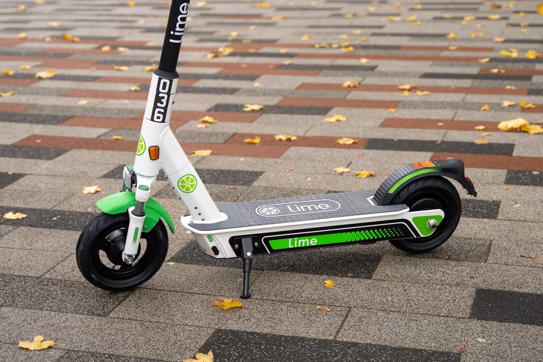 an e-scooter on streets of Salford