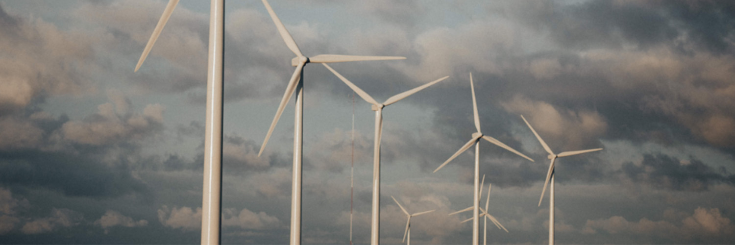 Multiple wind turbines