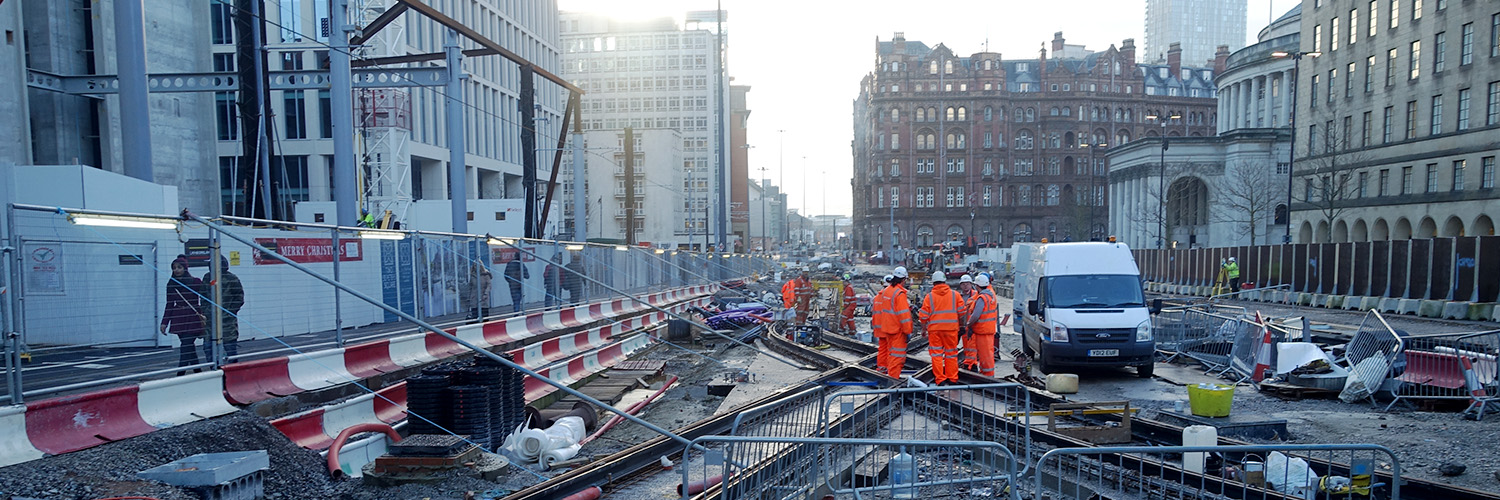 Civil engineering project in Manchester 