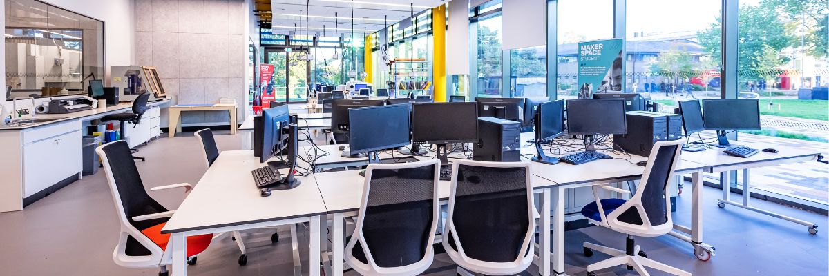 CAD Suite in the Morson Maker Space, University of Salford