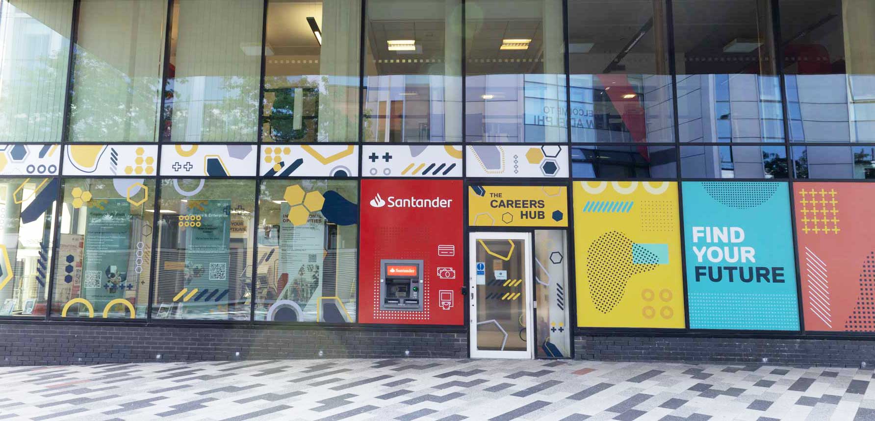 The entrance to the Careers Hub