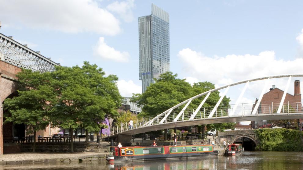 Castlefield, Manchester overlooking Bridgewater Canal