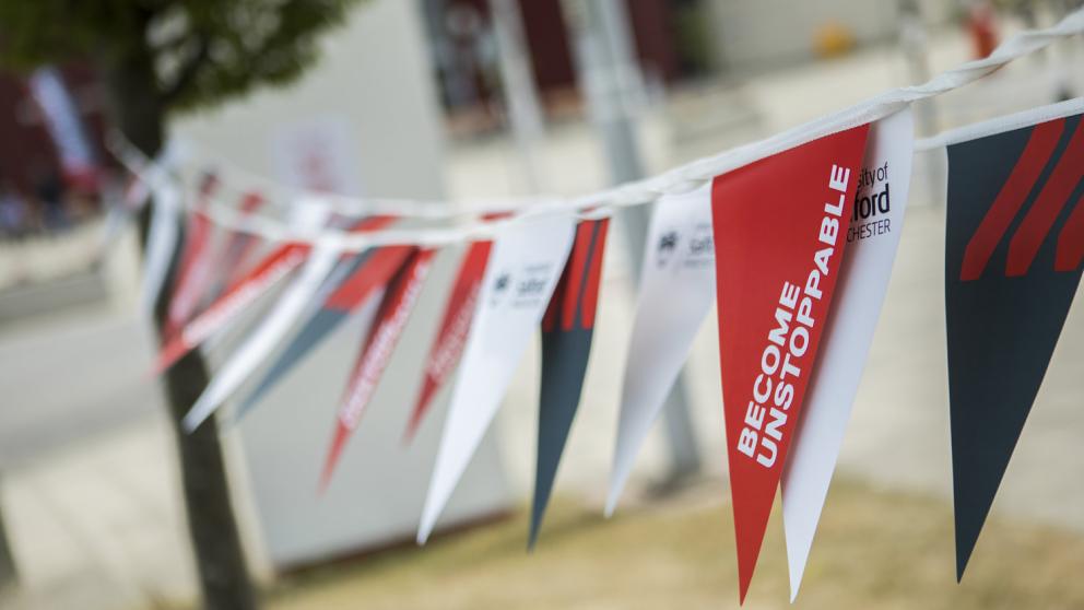 Open day bunting
