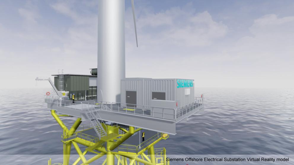 3D wind turbine visualisation for Siemens, THINKlab, University of Salford