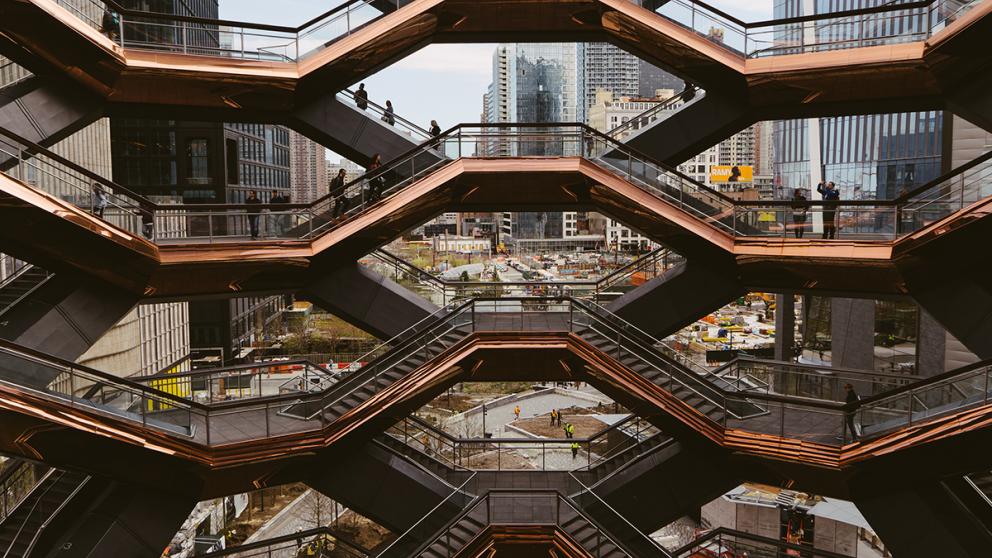 Vessel, connected staircase architecture in New York