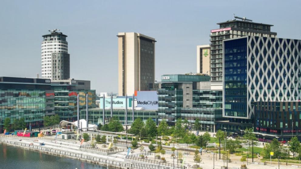 MediaCity skyline